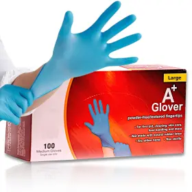 A Glover 860004787761 Nitrile Exam Gloves Small 4 Mil Medical Grade Food Safe Latex Free Pow