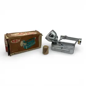 Abc L-17c Vintage Blinker Lantern Flashlight Swivel Chrome 1950s With Box