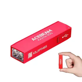 Acebeam 500-red Keylite 500 High Lumens Keychain Flashlight Rechargeable Red