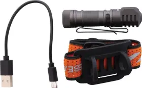 H16gy Acebeam H16 Flashlight Dark Gray Rechargeable Resists Water/impact Strobe Sos H16gy Acebeam H16 Flashlight Dark Gray Rechargeable Resists Water/impact Strobe Sos