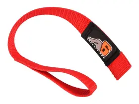 Agency 6 813318023094 Winch Hook Pull Strap - Red 1 Inch Wide Heavy Duty Made In The