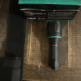 Aimshot Tz980-gr Zoomable Green Led Wireless Switch Tactical Flashlight New