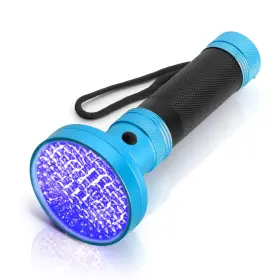 Allincozy Cl-uv-2 100 Led 395nm Uv Flashlight Black Light Portable Ultraviolet Torch For Pet U