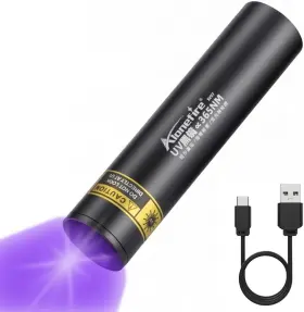 Sv57 Alonefire 3w Small Uv Flashlight 365nm Type C Usb Rechargeable Ultraviolet