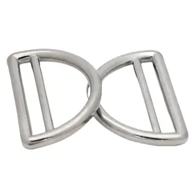 Amanaote 702458483939 Silvery 1.45 Inch Inner Big Dia And 1.35 Small D Ring Rings Welded P