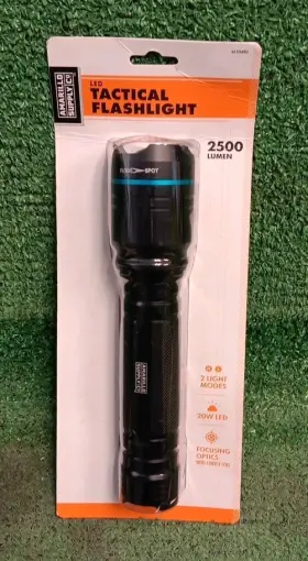 6153490 Amarillo Supply Co. Led Tactical Flashlight - 2500 Lumens Model New 6153490 Amarillo Supply Co. Led Tactical Flashlight - 2500 Lumens Model New