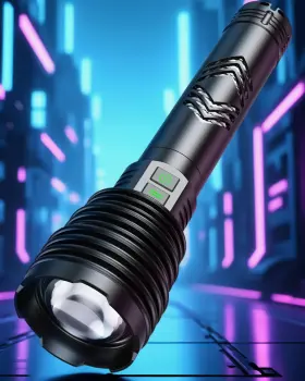 Amzyigou Amz-xhp160 Powerful Flashlights 600000 High Lumens 10000mah Battery 6 Modes W