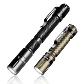 Ansyper Cc 720-2d 3 Modes Small Flashlights Led Powerful High Lumens Tactical Pen Light With Clip