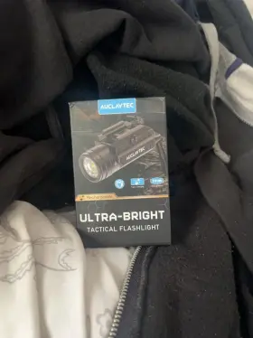 X0049l7t3n Auclavtec 1200 Lumen Tactical Flashlight And Laser Combo
