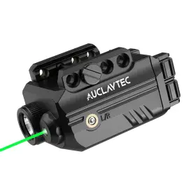 Auclaytec 742440223198 Pistol Light Laser Combo With Usbc Charging 500 Lumen Green Beam Sight Tactical