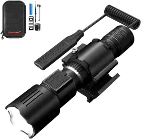 Autofeelo Fd0001 Autofeel 1000 Lumen Led Tactical Flashlight Rechargeable Weapon Light For Rifles