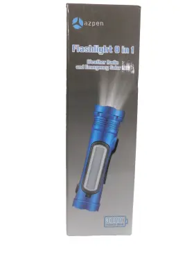 Azpen 859592006132 Flashlight 8 In 1 Weather Radio And Emergency Solar Led