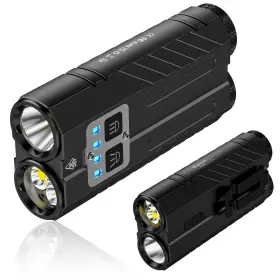 Banral Ec2402 Rechargeable Tactical Flashlight 3100 Lumens Compact Pocket Torch 1 Pack