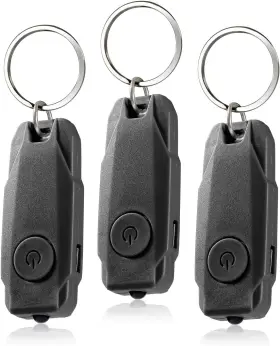 Bk-lk-3 Barrysail Usb Rechargeable Keychain Light 3pcs Mini Led Flashlight With Keyring Great Ed