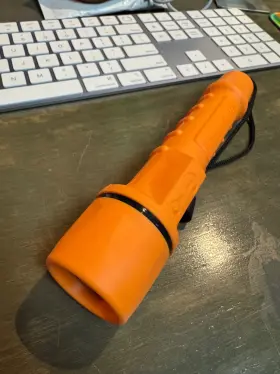 Bcb International 37670 Mm409 Fflam Solas Approved Rubberised Lifeboat Signalling Torch