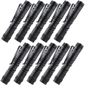 Beieverluck 782910922992 10 Pack Mini Led Flashlights With Clip Pocket Penlight For Camping Emergency