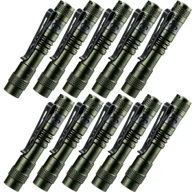 Num0134 Beieverluck 10 Pack Small Mini Led Flashlight Pocket Pen Light Tact
