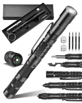 Beinline 610625458553 12 In 1 Tactical Pen Multitool Gifts For Men Stocking Stuffers Adult Co