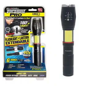 Bell Howell 313041478463 Taclight Pro 2-in-1 Flashlight And Lantern With Zoom Magnetic Base
