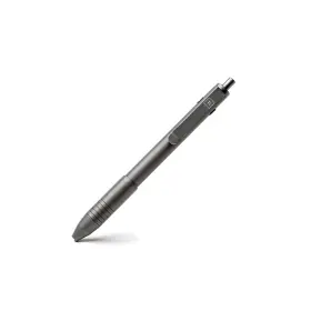 Big Idea Design 857213007681 Dual Side Click Pen Titanium Stonewashed
