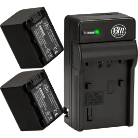 Big Mikes Bm-npfv70k4g Pack Of 2 Np-fv70 Batteries And Battery Charger Kit For Sony Hdr-cx190 Hdr-cx20