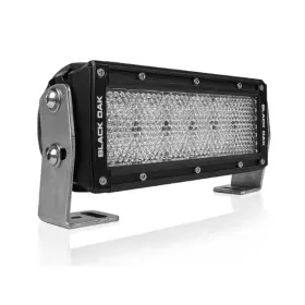 Black Oak 10c-aw Led 10 Inch Single Row Slim Light Bar 5w Dual Color Combo Beam