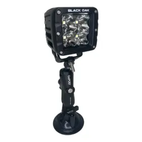 Gok-sc-sc10cr Black Oak Led 2in Gopod Light Bar 10w Spot Beam Housing Suction Mount