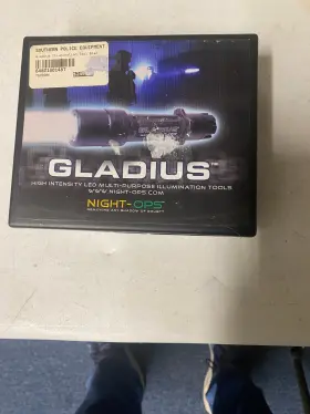 Blackhawk 75200bk Rare Classic Tactical Gladius Night-ops Flashlight