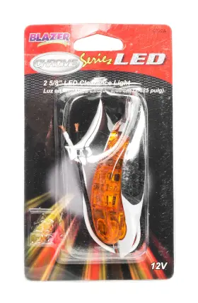 Blazer International C322a 2 5/8 Inch Chrome Series Led Clearance Light