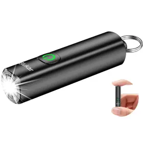 Blukar K9183 Rechargeable Edc Flashlight 360l Mini Keychain Flash Light With 3 Lig