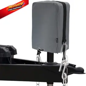 Bougerv Irv083 Rv Electric Tongue Jack Cover Grey With D Rings
