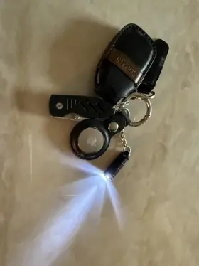 Branded 313026571509 Mini Keychain Flashlight Small Tiny Micro Bright Black Led Light