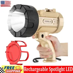 Branded Fy-006-2 Rechargeable Spotlight Flashlight With 1000 000 Lumen Led Ip67 Waterproof Long