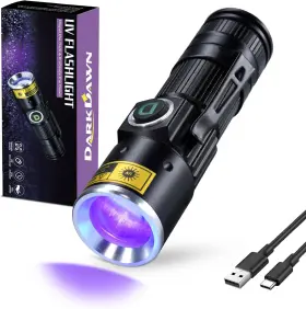 Branded01 711181737042 395nm Uv Blacklight Flashlight Usb Rechargeable Mini For Pet Stain