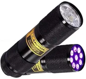 Be-blklt-2 Bright Eyes 2pack Black Light Top Uv Pet Urine Stain Detector Head Lice Or Bed Bug Revealer