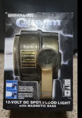 Brinkmann 800-2655-4 Spot-flood Marine Spotlight 800-1501-1 1390 Lumins New Magnetic