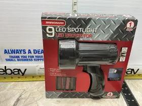Brinkmann 809-1201-s Led Halogen Handheld Spotlight Flashlight By New Work Light Nib