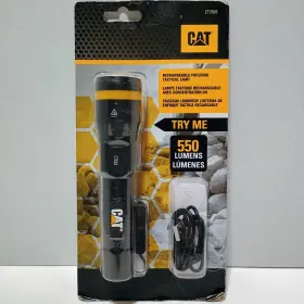 Caterpillar Ct2505 Rechargeable Flashlight Aluminum Construction Black Color-