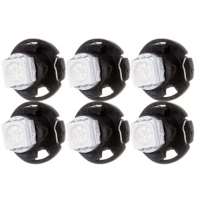 Cciyu 990509-5210-0932524 6 Pack T4.7 Neo Wedge A/c Light Instrument Panel Gauge Cluster Blue