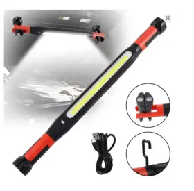 Chin Torch Rc-w24701 High Lumen Led Work Light Rechargeable Magnetic Flashlight With Hooks