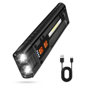 Ciwuzxs Edc-ys01 Slim Mini Rechargeable Pocket Light 500 Lumens 6 Modes Small Flashlight