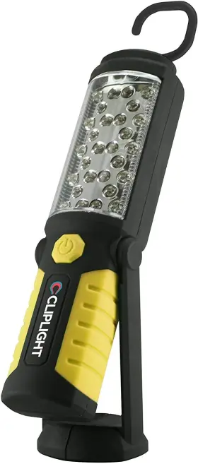 Cliplight 24-458 Pivot Led Work Light And Flashlight - Magnetic Base Hook For Car Repari