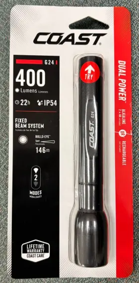 Coast 015286301192 G24 Led Flashlight Black Lumens400