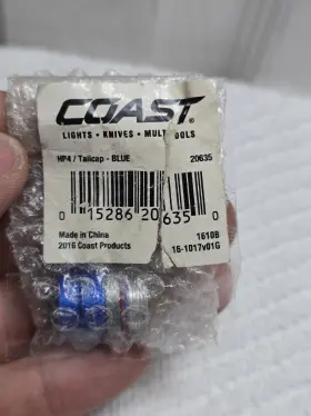 Coast 20635 Hp4 Blue Tail Cap Flashlight Tailcap Replacement