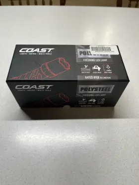 Coast 20766 Polysteel 400 Flashlight Water Proof/crush Proof/impact Proof Batteries