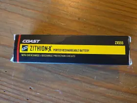 Coast 30511 Zx555 Zithion-x Li-ion Rechargeable Battery For G24 G25 G26 G32 G34
