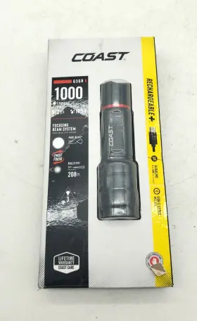 30817 Coast G56r 1000 Lumens Rechargeable Plus Handheld Flashlight