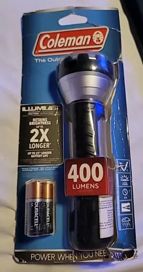 Il-400 Coleman Il 400 Led Flashlight Lumens With Battery Guard