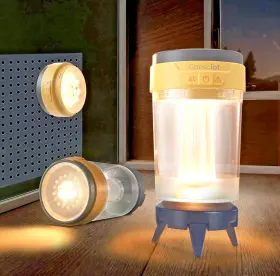 Consciot Cl12002-dy Camping Lantern Usb-c Rechargeable Led 425 Lumens 5 Modes Emergency New