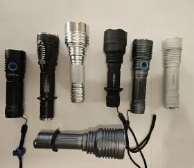 Convoy M21c Lot Of 7 Flashlights M21b M21f C8 L1 S21f Working Read